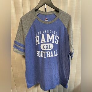 Los Angeles Rams Blue and Gray shirt
